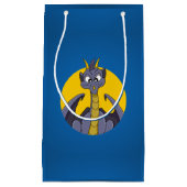 Paarse drakencartoon klein cadeauzakje (Voorkant)