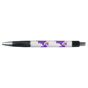 Paarse drakencartoon pen