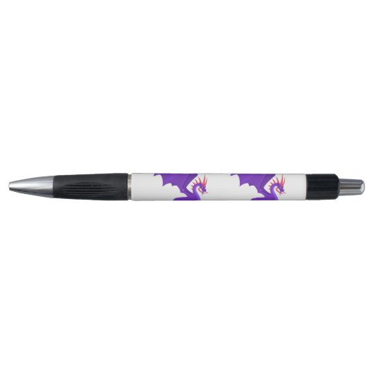 Paarse drakencartoon pen (Voorkant)