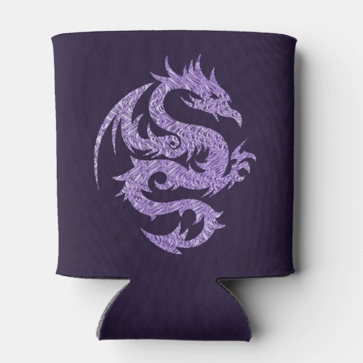 Paarse drakenKoelbox Blikjeskoeler (Achterkant)