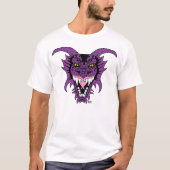 Paarse drakenkop t-shirt (Voorkant)