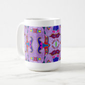 Paarse drakenMok Koffiemok (Voorkant links)