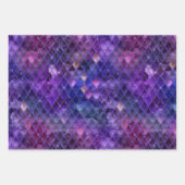 Paarse drakenschalen inpakpapier vel (Voorkant 2)