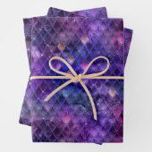 Paarse drakenschalen inpakpapier vel (In situ)