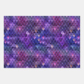 Paarse drakenschalen inpakpapier vel (Voorkant)