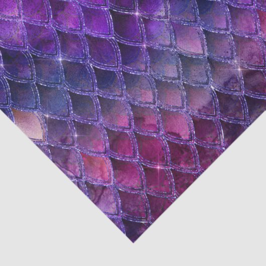 Paarse drakenschalen tissuepapier (Detail)