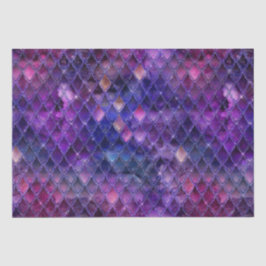 Paarse drakenschalen tissuepapier