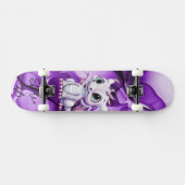 Paarse drakenskateboard persoonlijk skateboard (Horizontaal)