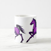 Paarse Dravende Paarden Mok (Center)