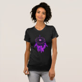 Paarse Dream Catcher T-shirt (Voorkant volledig)