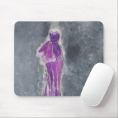 Paarse Dress Mousemat Muismat (Met muis)