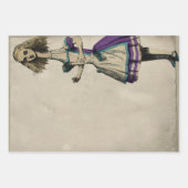 Paarse dress Tall Alice in Wonderland Inpakpapier Vel (Voorkant)