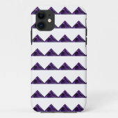 Paarse driehoek Case-Mate iPhone case (Achterkant)