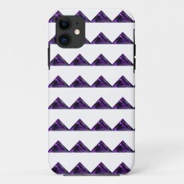 Paarse driehoek Case-Mate iPhone case