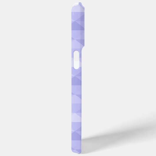 Paarse driehoek geometrie vierkant Monogram Case-Mate iPhone Case (Achterkant / Rechts)