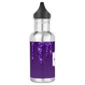 Paarse driftophangkraag waterfles  (Links)