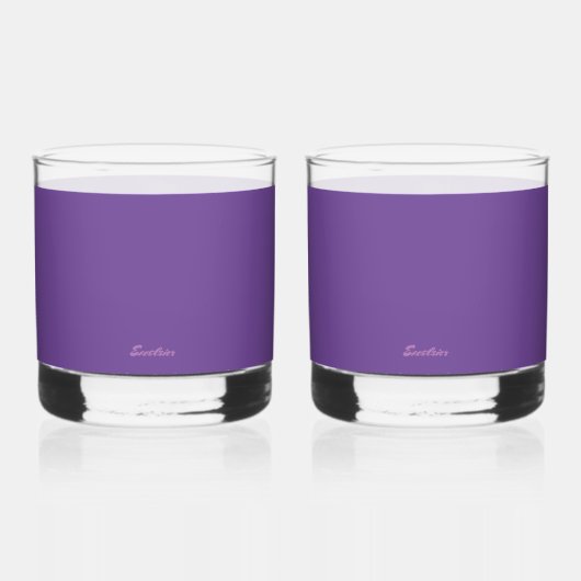PAARSE DRINK GLAS (Voorkant)