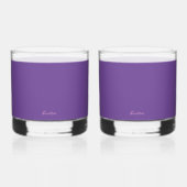 PAARSE DRINK GLAS (Achterkant)
