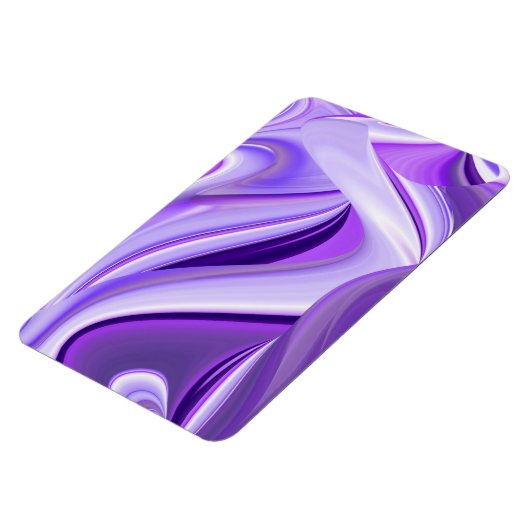 Paarse dromen, Abstracte 3D regenboogkunst Magneet (Linkerzijde)