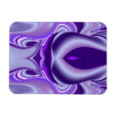 Paarse dromen, Abstracte Fantastische regenboog-ku Magneet (Horizontaal)