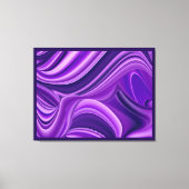 Paarse dromen, Abstracte Fantasy Rainbow Art Canvas Afdruk (Voorkant)