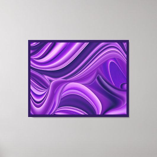 Paarse dromen, Abstracte Fantasy Rainbow Art Canvas Afdruk (Voorkant)