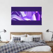 Paarse dromen, Abstracte Fantasy Rainbow Art Canvas Afdruk (Insitu (Slaapkamer))