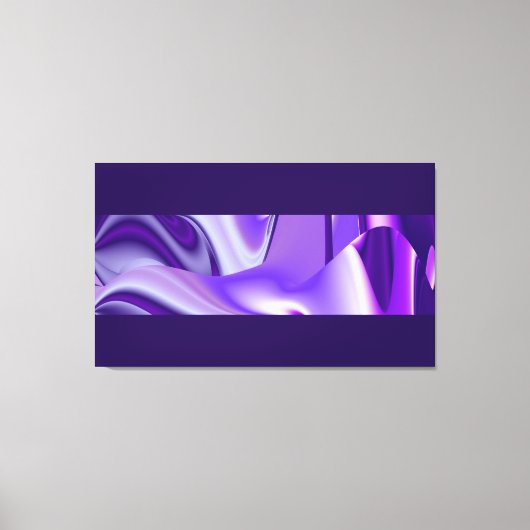 Paarse dromen, Abstracte Fantasy Rainbow Art Canvas Afdruk (Voorkant)