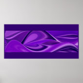 Paarse dromen, Abstracte Fantasy Rainbow Art Poster (Voorkant)