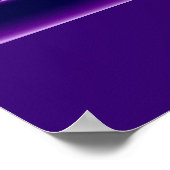 Paarse dromen, Abstracte Fantasy Rainbow Art Poster (Hoek)