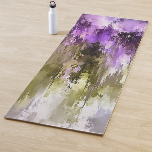 Paarse Dromen En Olijfgroene Luchten Yogamat