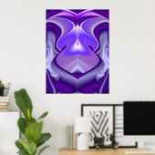 Paarse dromen poster (Thuiskantoor)