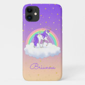 Paarse dromen regenboogvlies Case-Mate iPhone Case (Achterkant)