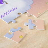  Paarse dromen regenboogvlies Legpuzzel (Zijkant)