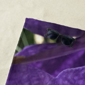 Paarse dromen strandlaken (In situ)