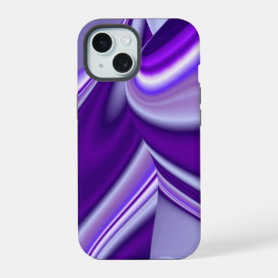 Paarse Droom, Abstracte Fantasie Regenboog-Kunst iPhone 15 Case