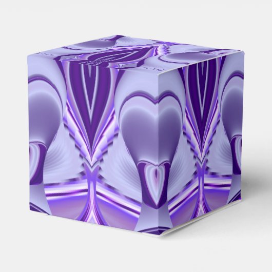 Paarse droom, Abstracte Fantastische regenboog-kun Bedankdoosjes (Achterkant)