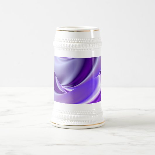 Paarse droom, Abstracte Fantastische regenboog-kun Bierpul (Center)