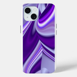 Paarse droom, Abstracte Fantastische regenboog-kun iPhone 15 Case