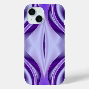 Paarse droom, Abstracte Fantastische regenboog-kun iPhone 15 Case