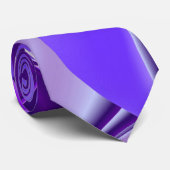 Paarse droom, Abstracte Fantastische regenboog-kun Stropdas (Opgerold)