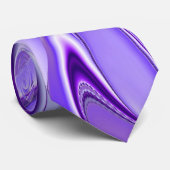 Paarse droom, Abstracte Fantastische regenboog-kun Stropdas (Opgerold)