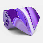 Paarse droom, Abstracte Fantastische regenboog-kun Stropdas (Opgerold)