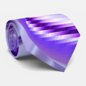 Paarse droom, Abstracte Fantastische regenboog-kun Stropdas (Opgerold)