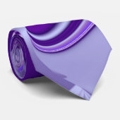 Paarse droom, Abstracte Fantastische regenboog-kun Stropdas (Opgerold)