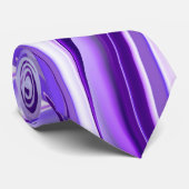 Paarse droom, Abstracte Fantastische regenboog-kun Stropdas (Opgerold)