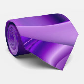 Paarse droom, Abstracte Fantastische regenboog-kun Stropdas (Opgerold)