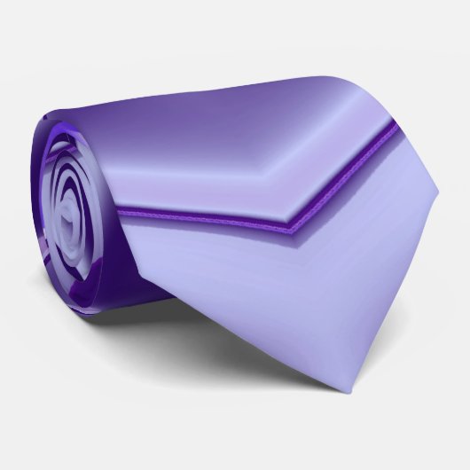 Paarse droom, Abstracte Fantastische regenboog-kun Stropdas (Opgerold)