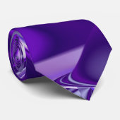 Paarse droom, Abstracte Fantastische regenboog-kun Stropdas (Opgerold)