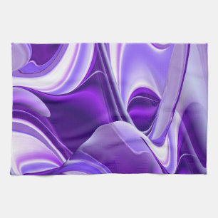 Paarse droom, Abstracte Fantastische regenboog-kun Theedoek